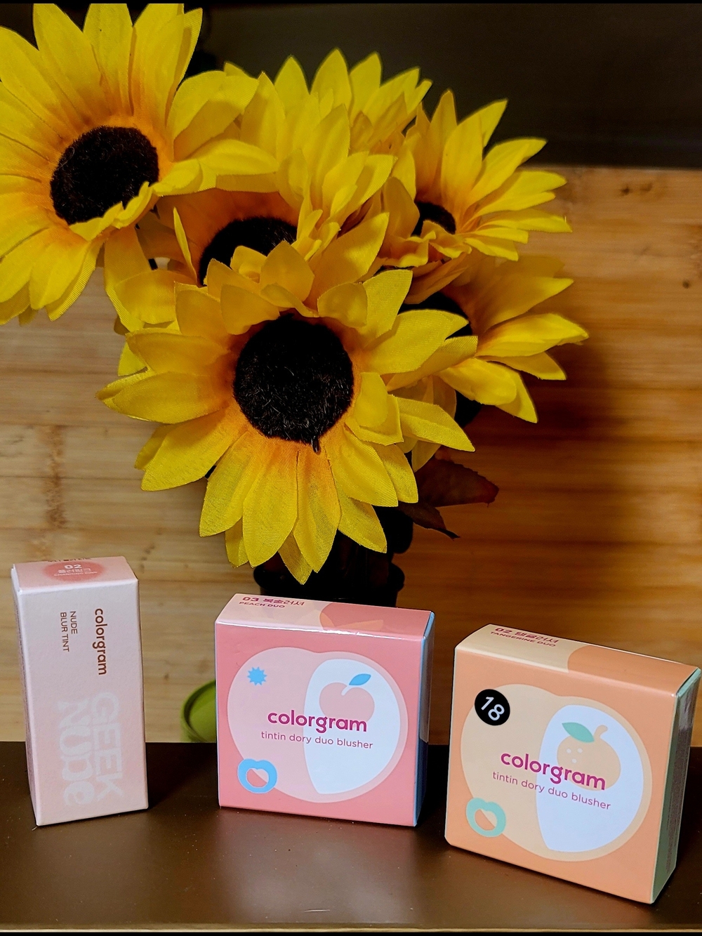 Colorgram's Tintin Dory's & Geek Nude Blur ~ Peach, Tangerine & Charming Pink